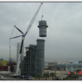Camis Electric Mersin-2 Plant. Installation of Steel Stack 