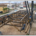 Camis Electric Mersin-2 Plant. Pre-assembly of Stair Towers